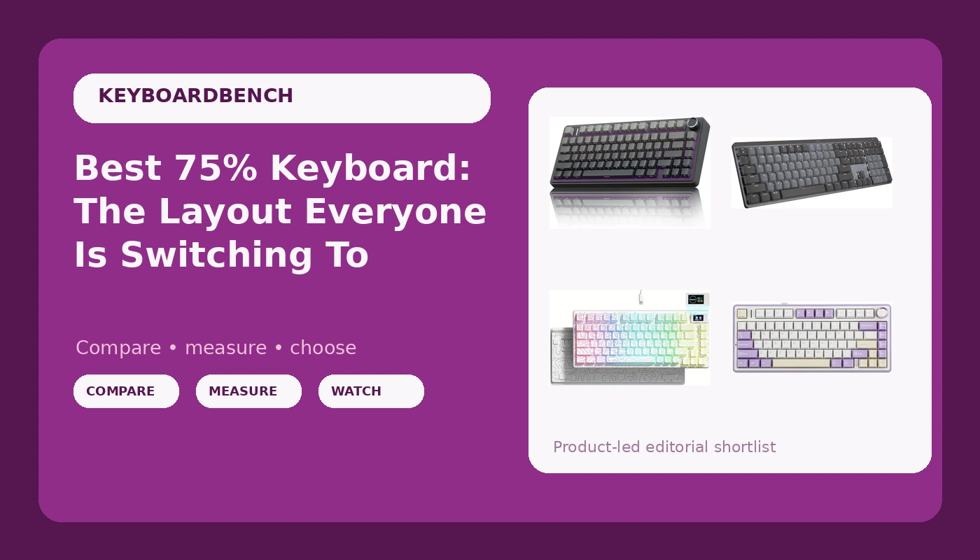 Best 75% Keyboard: The Layout Everyone Is Switching To - KeyboardBench review with measurements and honest opinion