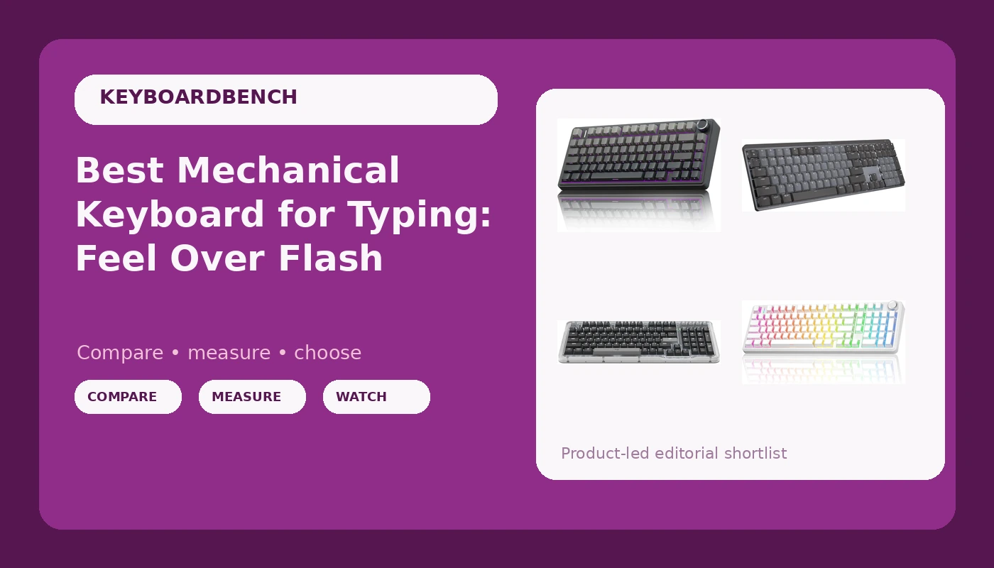 Best Mechanical Keyboard for Typing: Feel Over Flash - KeyboardBench review with measurements and honest opinion