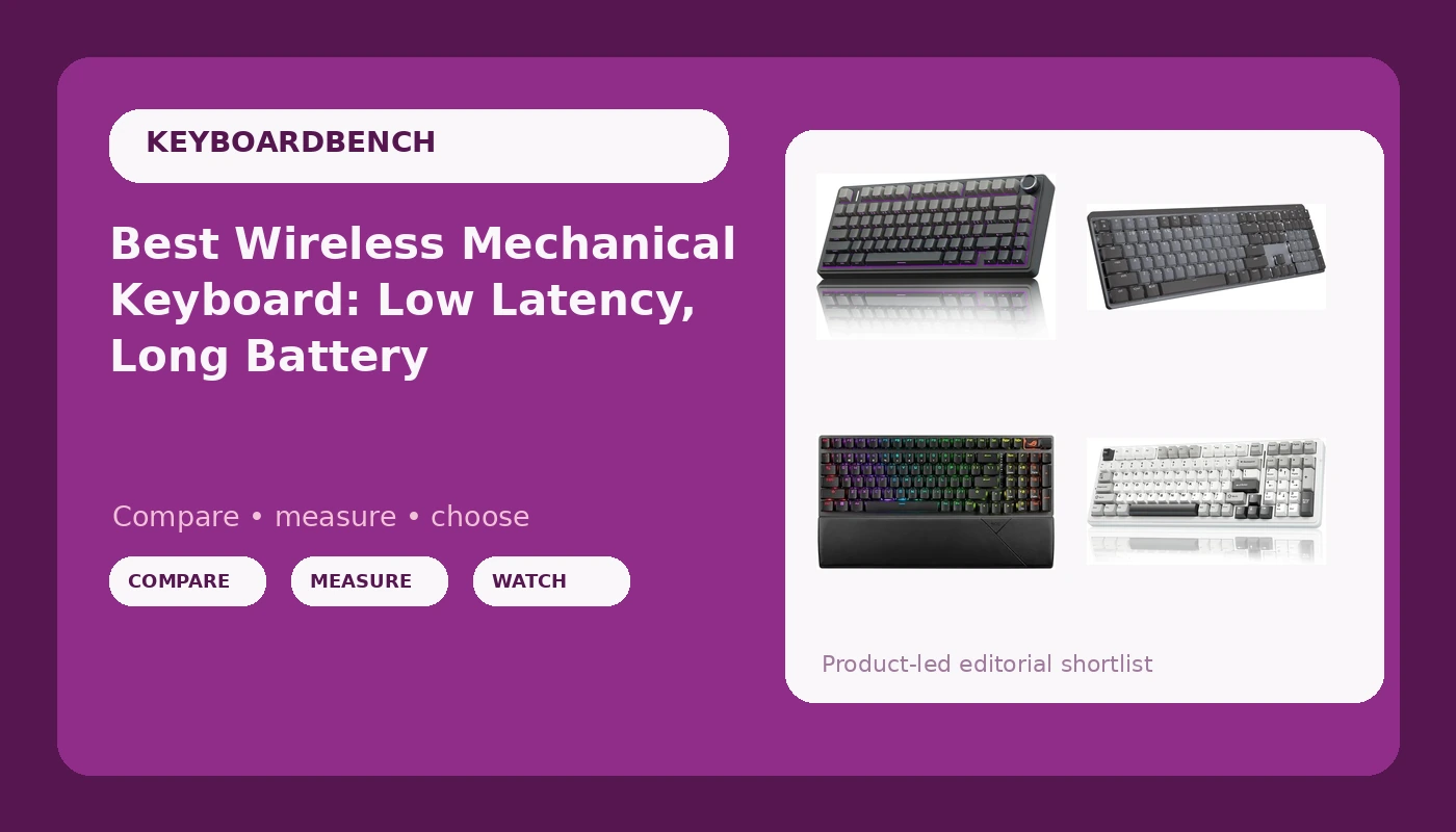 Best Wireless Mechanical Keyboard: Low Latency, Long Battery - KeyboardBench review with measurements and honest opinion