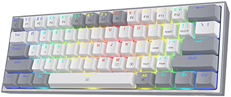 Redragon K617 Wired 60% Compact Hot-Swap RGB Gaming Mechanical Keyboard