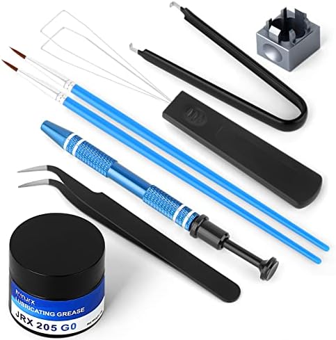 RUNJRX Keyboard Lube Kit and Switch Lube 15g JRX-205 G0 with Switch Opener and Tweezers for Custom Keyboard
