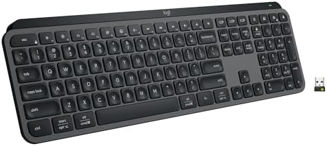 Logitech MX Keys S Wireless Keyboard Low Profile Fluid Precise - Graphite