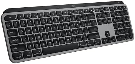 Logitech MX Keys S Mac Wireless Keyboard Fluid Precise - Space Grey