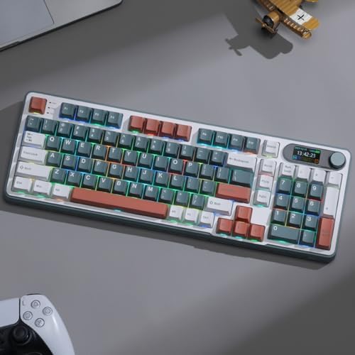 RK ROYAL KLUDGE S98 Wireless Mechanical Keyboard w/Smart Display & Knob