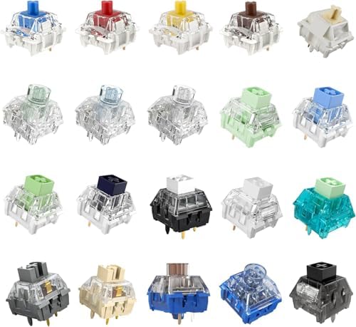 Kailh Series Mechanical Keyboard Switches Sample Pack (20pcs)