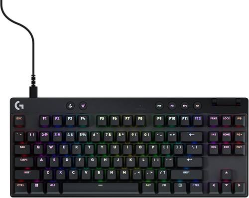 Logitech G PRO X TKL Rapid Tenkeyless Gaming Keyboard (Hall-Effect) - Black