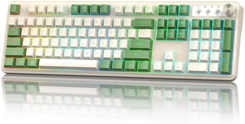 Redragon K521 Upgrade Rainbow LED Gaming Keyboard, 104 Keys Wired Mechanical ...