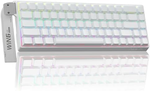 AULA WIN68 HE Mechanical Gaming Keyboard 60%, Hall Effect Magnetic Switch, Fast Trigger Mode Adjustable Actuation, 8000Hz Polling Rate, RGB Backlit, Wired Black Keyboard for Laptop/PC Gamer